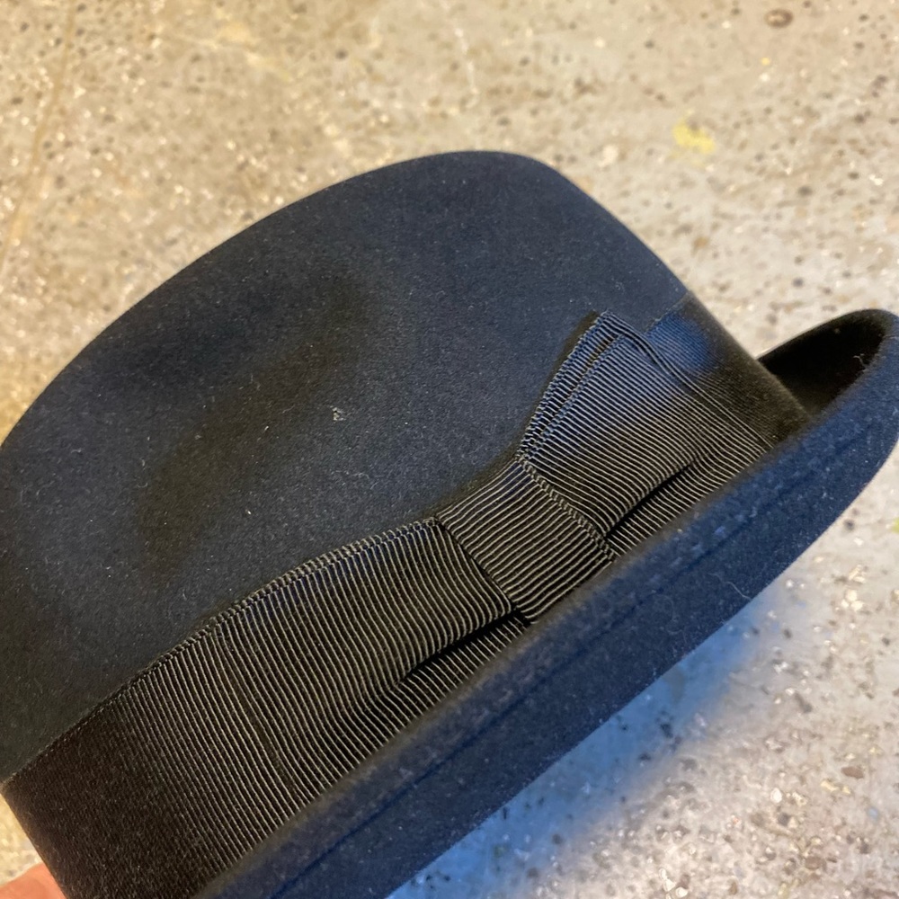 Knox 1950’s Black felted Kashmir fedora hat